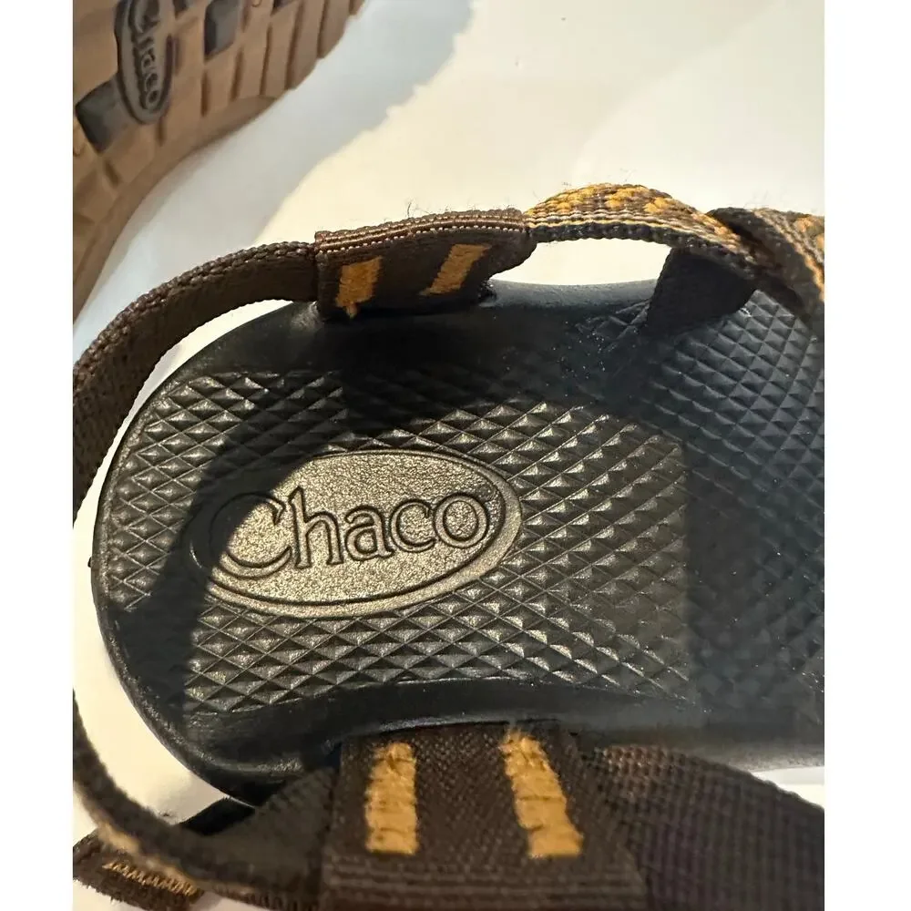 Chaco Z/1 Classic Hiking Sandals Youth Size 1 Brown Multicolor Outdoor Adventure